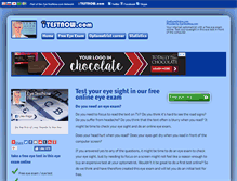 Tablet Screenshot of eyeexamonline.com